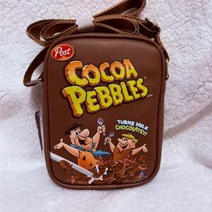 Buckle-Down The Flintstones Bag, Crossbody, Cocoa Pebbles Fred and Barney Cereal